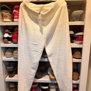 UGG Darianna Cream Fleece Pants